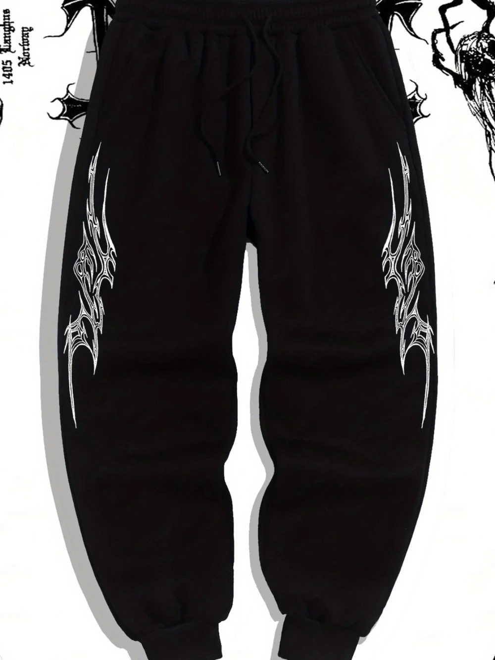 

Men's and women's athletic trousers sweatpants lined tattoo pants men's casual jogging pants fitness and leisure pants