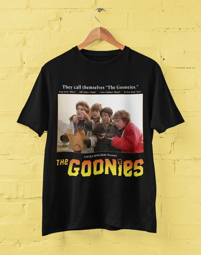 The Goonies Vintage Movie T-shirt, Unisex, Gift for 80s Classic Movie Lovers, Nostalgia Retro Movie, Adventure Film