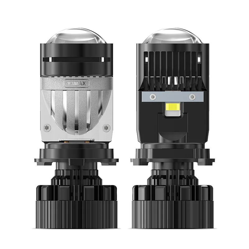 

Y3MAX 120 Вт светодиодные фары для проектора H4 дальнего/ближнего света, двойная медная трубка 6000K супер яркие автомобильные аксессуары обновление светодиодных фонарей