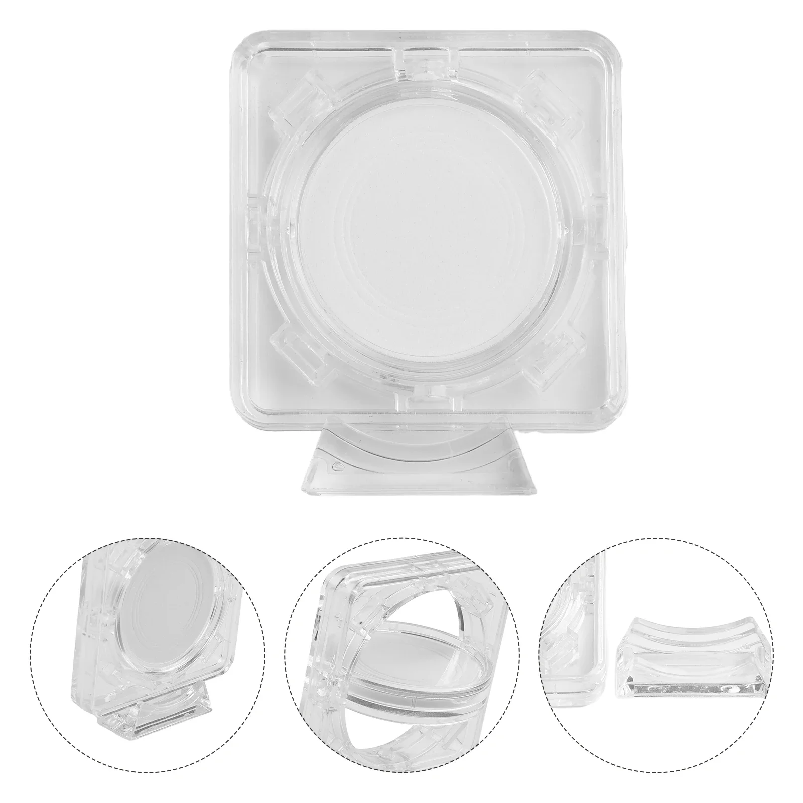 4cm Coin Display Box Coin Display Box Coin Case Collector Commemorative Display Box Rotating Acrylic Display Box