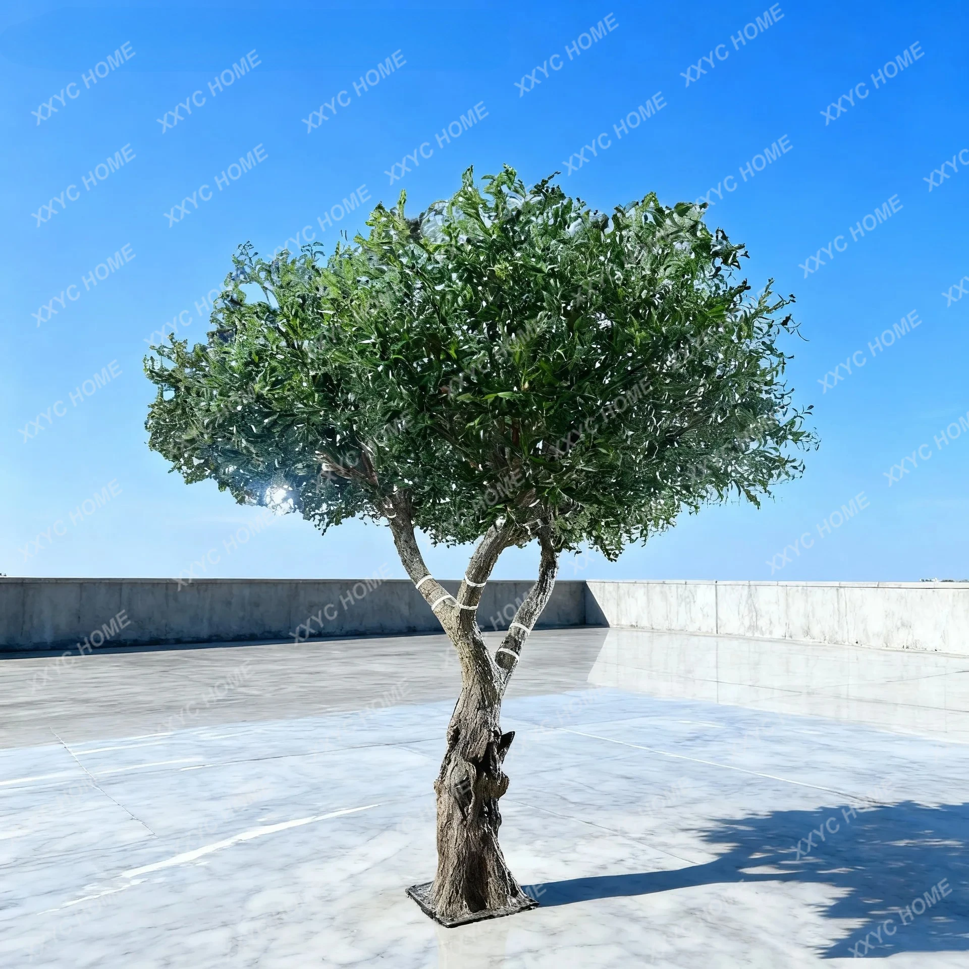 

LXsimulation large olive tree taurant decoration ornament fiberglass simulation Artificial decoration of simulated tree