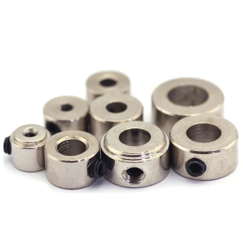 10Pcs RC Plane Landing Gear Stopper Set Wheel Collar 3.1mm Stainless Steel Exquisite Craftsmanship Model Aircraft Part