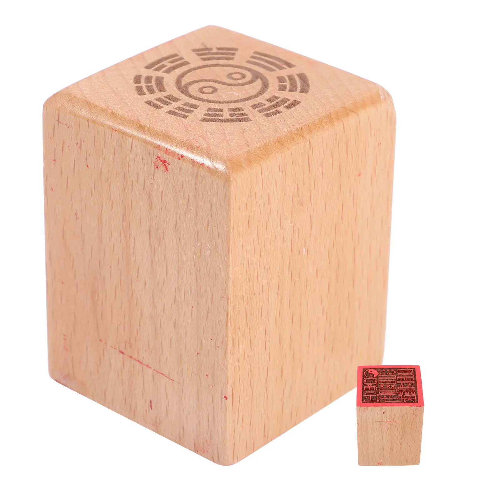 

Long-Lasting Wood Stamp Delicate Pattern DIY Buddha Seal Handmade Cards Decoration Compact Home Accessory Buddha Stamp