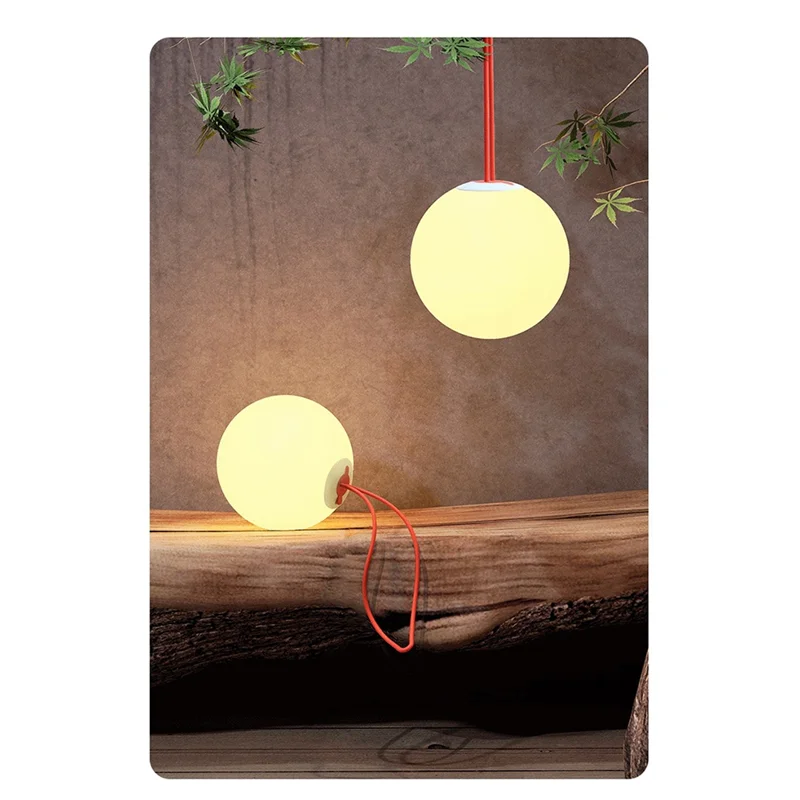 

ABMI-Modern LED Pendant Light Hanging Lamp Foroutdoor Use Ideal Forbalcony, Courtyard