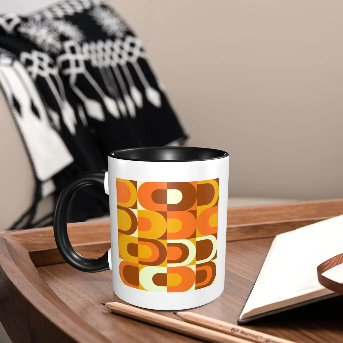 70s Retro Industry Mug Funny Ceramic Coffee Cups Tea Mugs Milk Cup Drinkware Gifts for Woman Man
