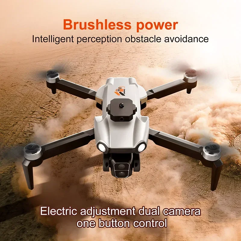 S119 Remote Control Brushless Drone HD Dual Camera Quadcopter Optical Flow Positioning Obstacle Avoidance Function RC Drone