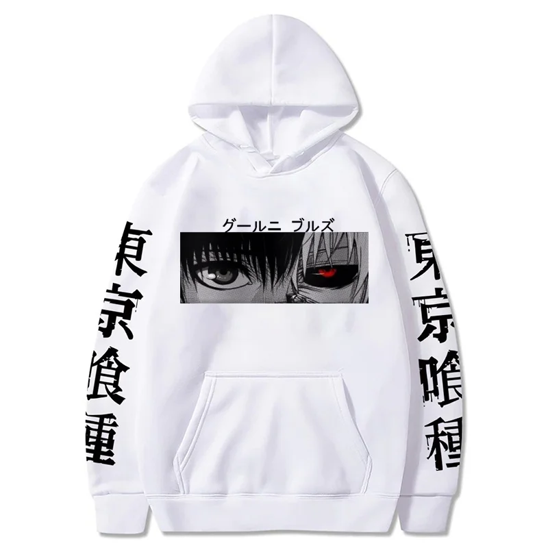 Anime Tokyo Ghoul Autumn and Winter Men/Women Sweatshirt Long-sleeved  Printing Hooded Hip Hop Streetwear Unisex Casual Hoodies