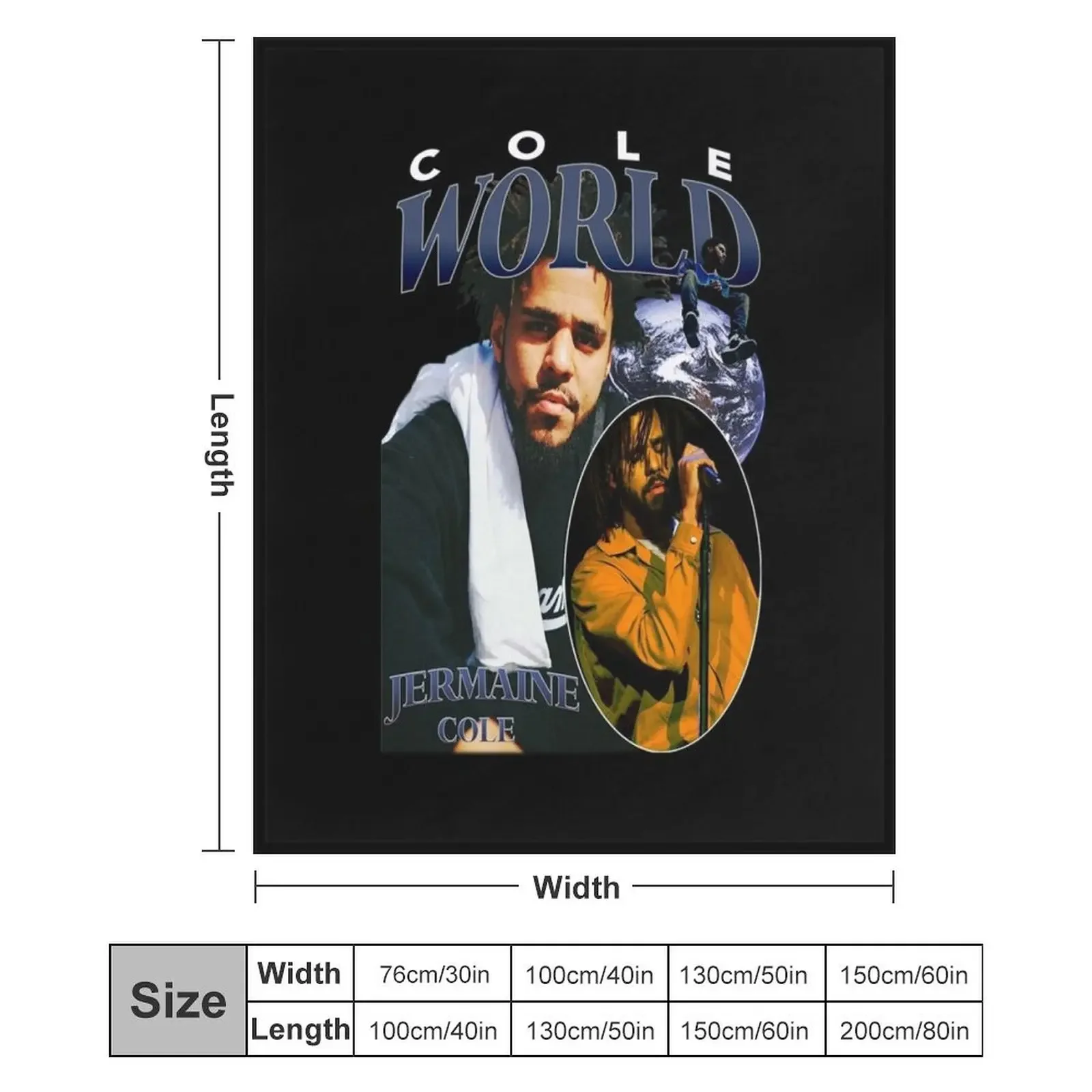 J-Cole-,-J-Cole-shirt,-J-Cole-Tour-shirt,-Cole-World-All-Size-S-2XL رمي بطانية بطانيات شعر وبطانيات صيفية مرجحة