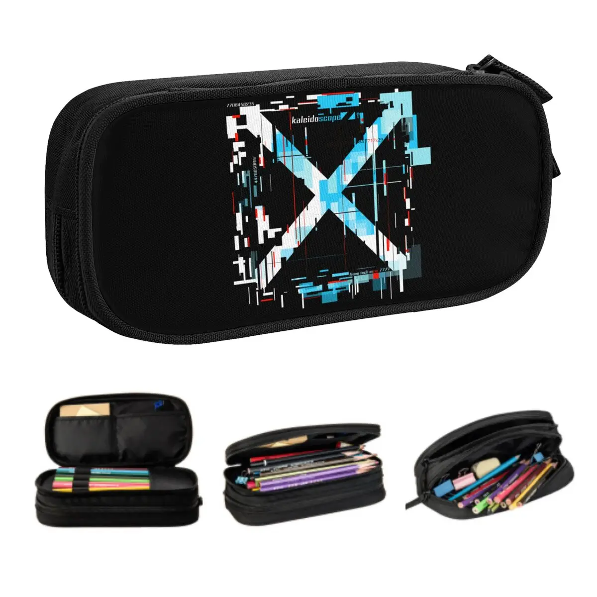 

Пользовательские Techwear Future Tech Street Wear Стиль Школьные пеналы для девочек и мальчиков Большой пенал для хранения Студенческие канцелярские принадлежности