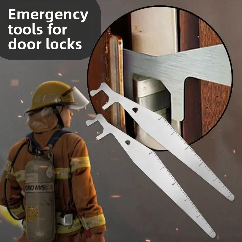 1pcs Emergency Door Lock Opening Tool Professional Locksmith Tool for Emergency Access Multi-functional Lever