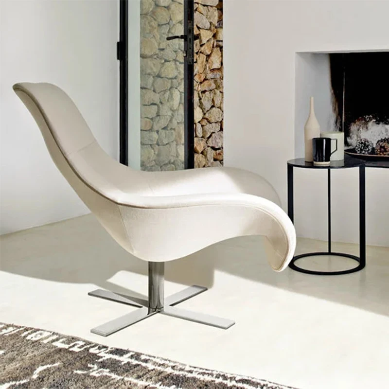 Nordic designer creative duck tongue chair, fiberglass leisure chair, model room