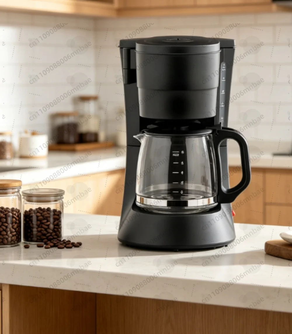 Good Quality Modern Style Easy Clean Up Electric Dripper Coffee Maker 600W Portable Coffee Maker Office American-style Mocha Pot