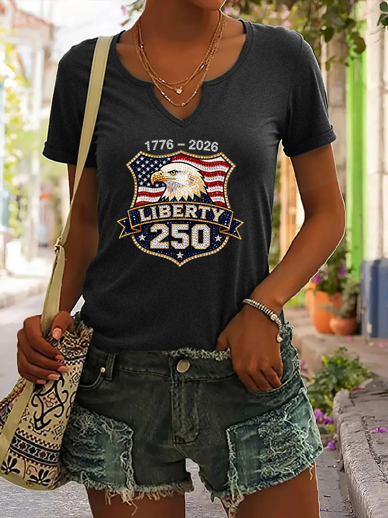 Women's Summer Crew Neck Short - Street Fashion Usa recension och pris