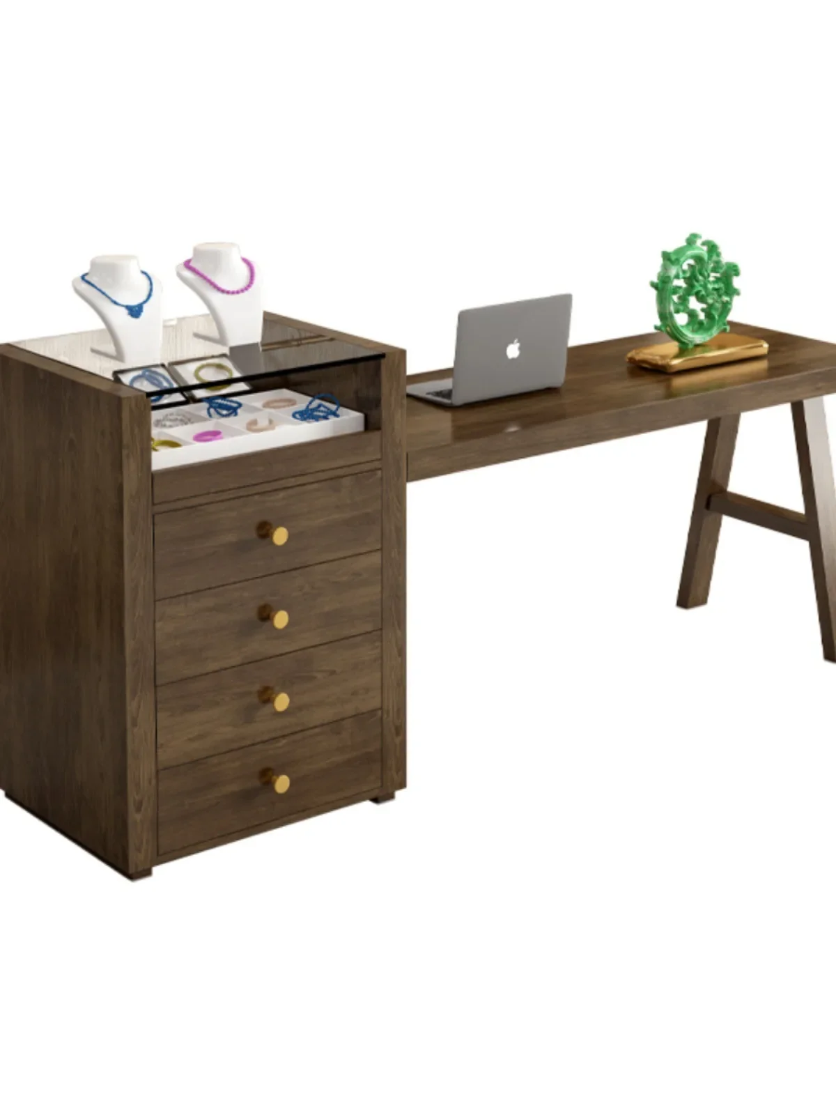 Clothing store Nakajima table display table locker paint decoration cabinet ornament booth display stand Nakajima table