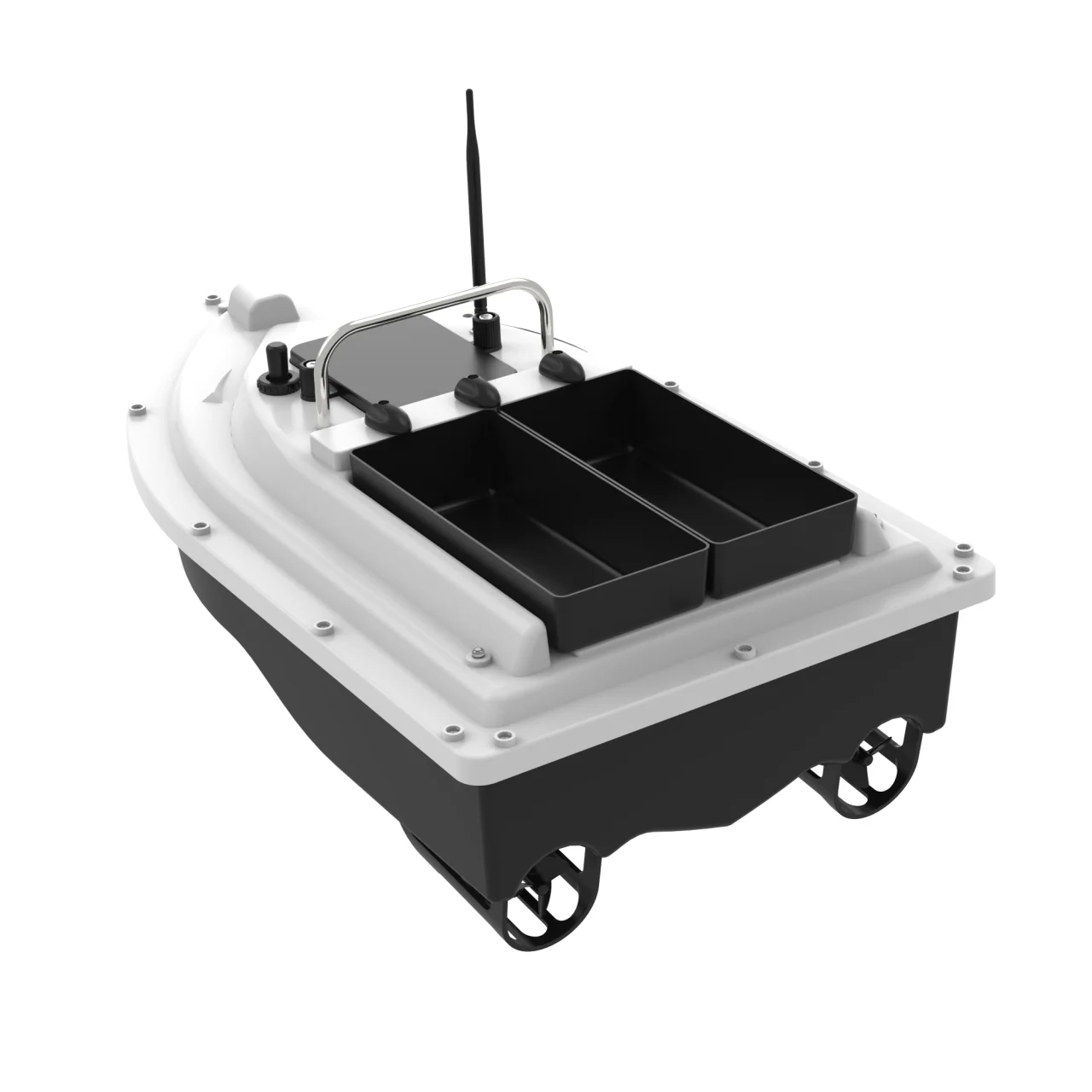 

GPS & RC Bait Boat Plastic Fishing Bait Boat with GPS Navigation