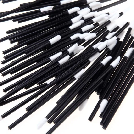 500/1000PCS Disposable Lip Brushes Wholesale Eyelash Extension Mascara Brush Applicator Lipstick Cotton Swab Makeup Tools