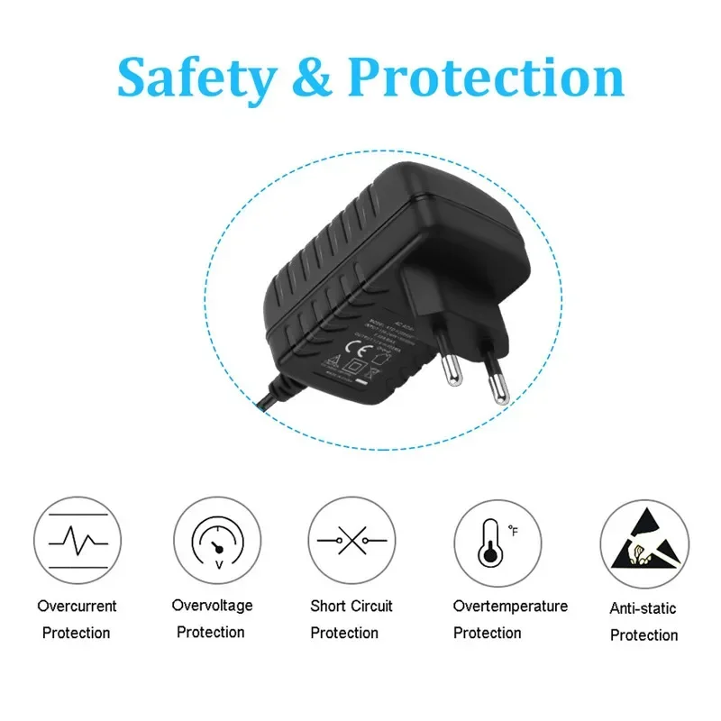 Suitable For Karcher Karcher WV 1/2/5/50/55/60/70/75 Glass Vacuum Cleaner Charger EU Regulations Window Vac Plug Battery Charger