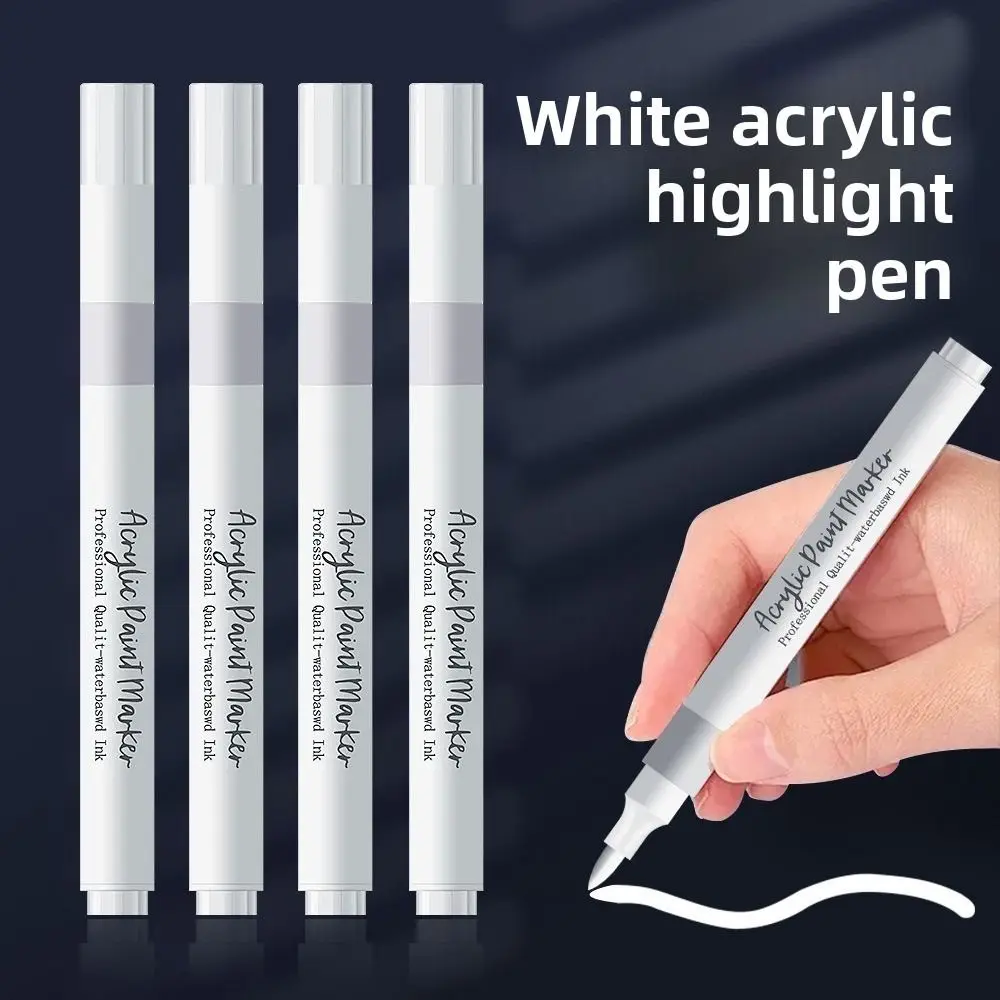 

1/10 шт., маркеры с жесткими мягкими наконечниками, акриловые чернила, быстросохнущий маркер-карандаш, невыцветающий водостойкий справочник, ручка для карт