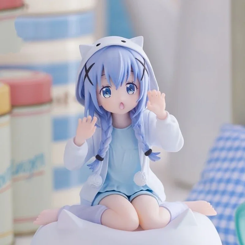 

Is The Order a Rabbit Anime Figures Kafuu Chino Doll Action Figures PVC Model Collect Decoration Toys for Children Birthday Gift