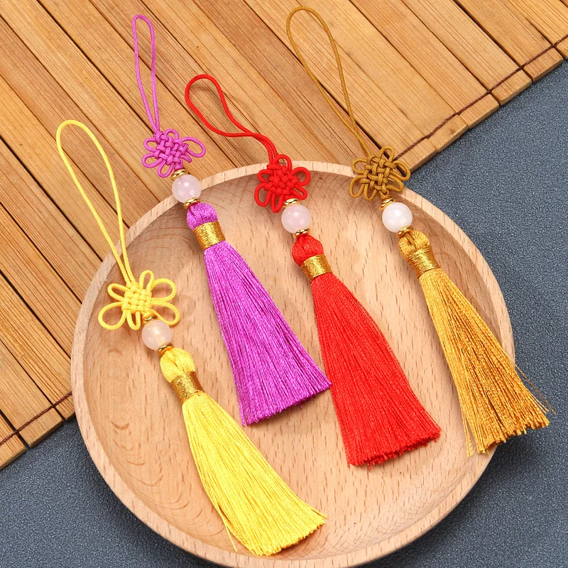 Hand-Woven Chinese Knot Bookmark, Small Size Sachet, Wedding Invitation, Candy Box Accessories, Small Pendant, Spring Festival