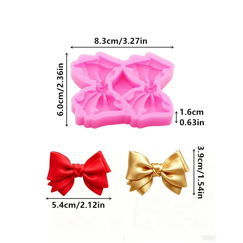 DIY Harz-Schmuckform in Bogenform aus Silikon für handgemachte Schokoladenkuchen und Dekorationswerkzeuge, Harzgussformen – Detail 9