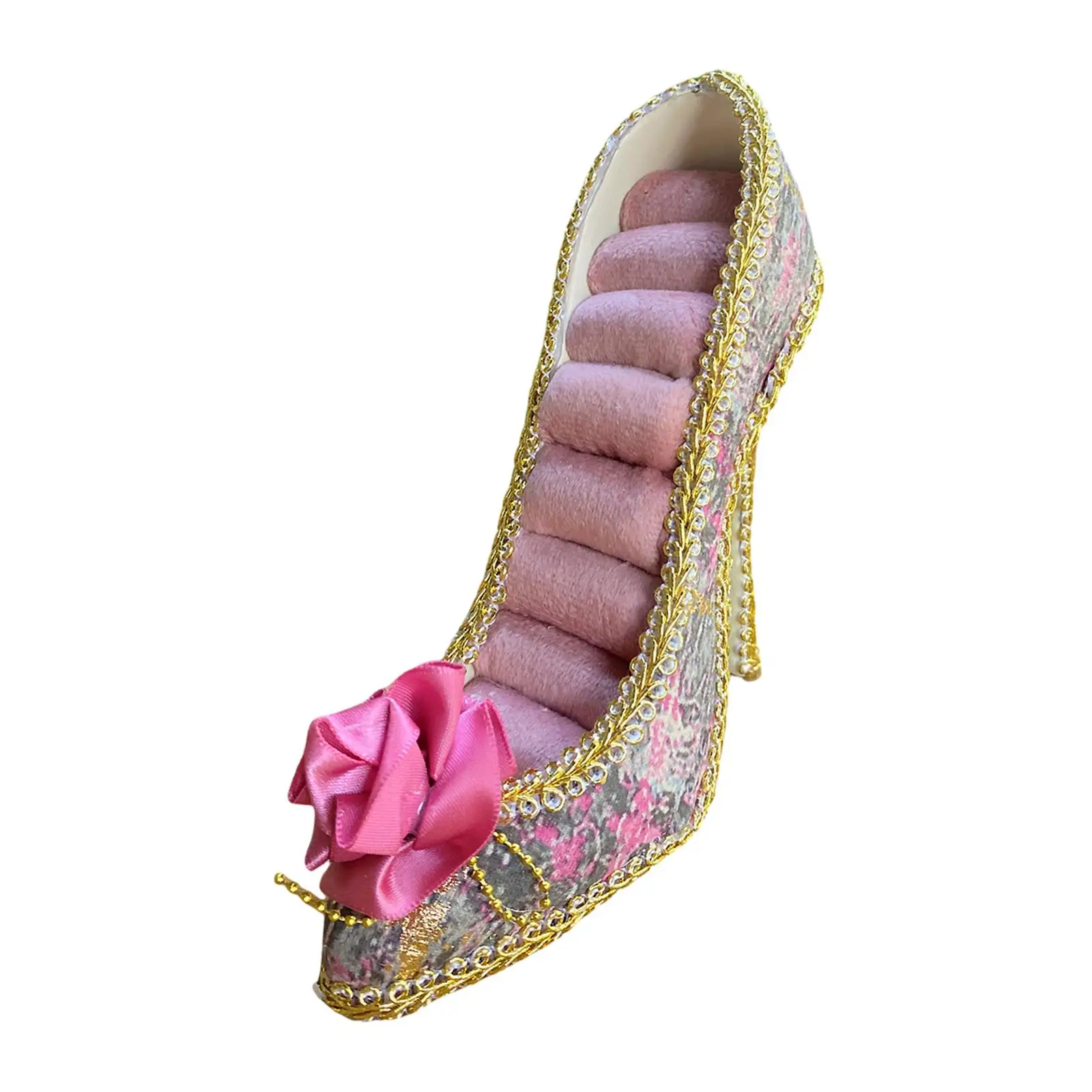 Rings Display Stand High Heel Rings Organizer for Dresser Countertop Stores