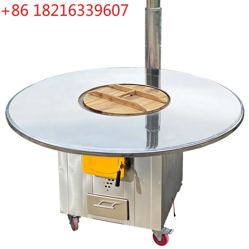 YAO indoor and outdoor stainless steel mobile firewood stove household rural energy-saving cooking outdoor