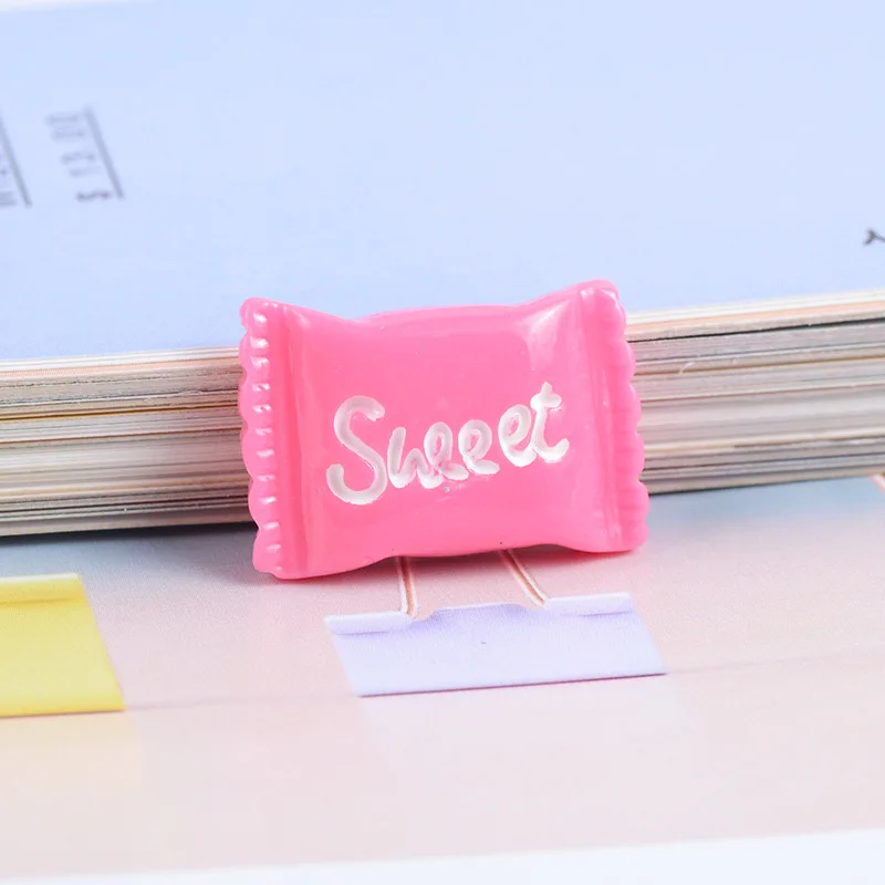 10 stücke 15x22mm kawaii 3d Nagel Charms süße bunte Süßigkeiten Cabochon Flatback DIY Scrap booking Schmuck machen Zubehör – Detail 13