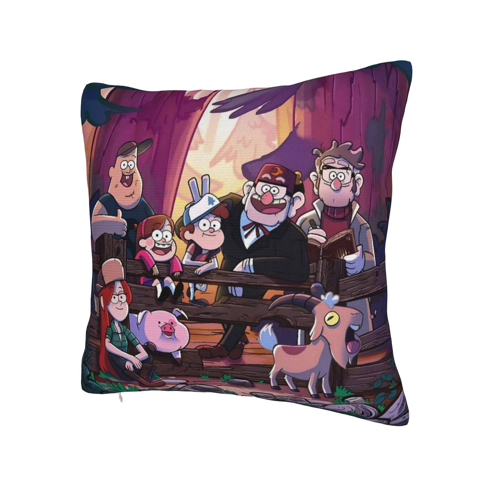 Decorative Pillowcases G-Gravity Falls Product Bed  Pillow Case Cover Square Multiple Sizes