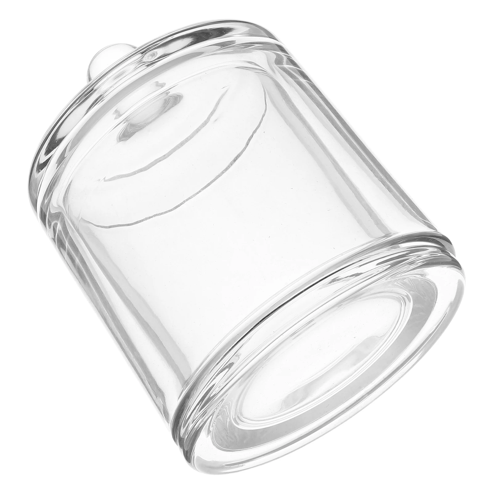 

Clear Glass Holder 390Ml Hurricane Design Windproof Cover Versatile Votive Cup for Tealight Aromatherapy Wedding