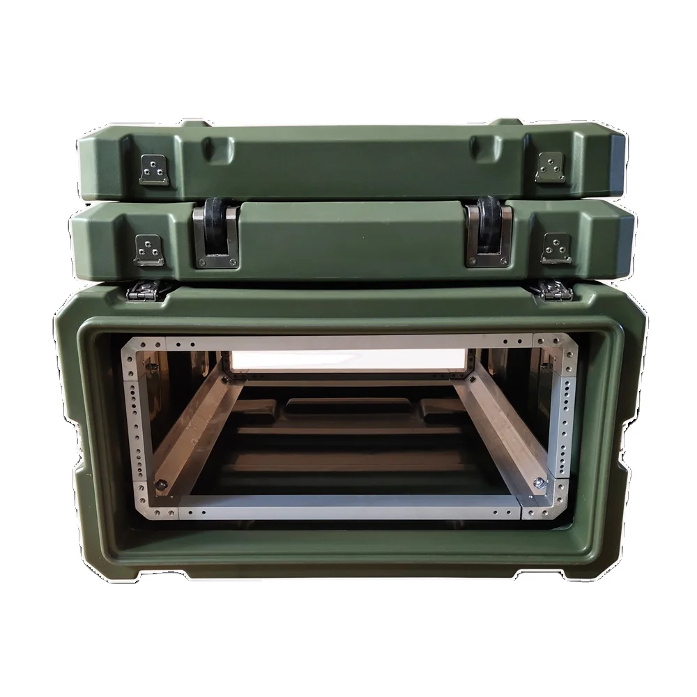 High Quality Outerdoor Waterpoof IP65 Rotomolded 4u Shock Rack Mount Case