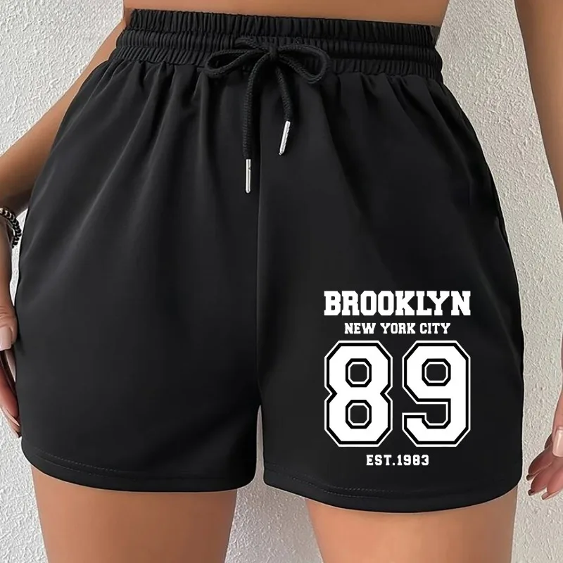 

Модные, стильные, высококачественные женские шорты с принтом BROOKLYN