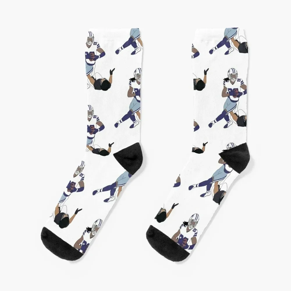 CeeDee Lamb Passing Trough Socks Thermal man winter funny gift cool Women's Socks Men's