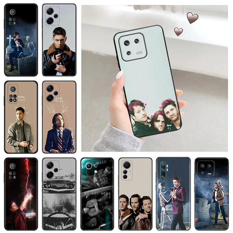 Silicone Soft Phone Case for Redmi Note 13 Pro 4G 5G 12 12c 13c Note12 Xiaomi 12t 12x 13Lite 12Lite Castiel Supernatural Cover