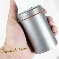 New Pure titanium tea canister Coffee bean perfume bottle tin TI storage box