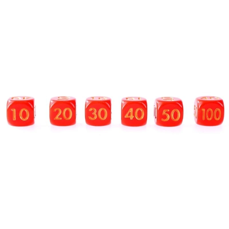 

K0EF 50Pcs Animation Character Damage Counter Table Game Dices Collection Card Toy