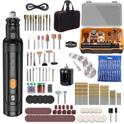 5-speed Regulation Mini Drill USB Cordless Rotary Tool Dremel Engraving Pen Mini Wireless Drill with Accessories DIY Set