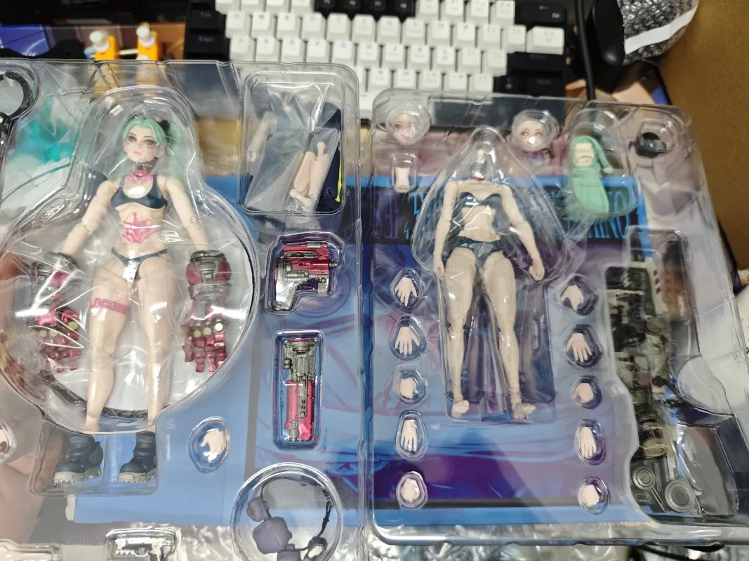 W magazynie Romankey X COWL 1/12 Scale Battle Female Soldier Gun Girl Jessica 6'' Full Set Cyberpunk Action Figure Model Toys