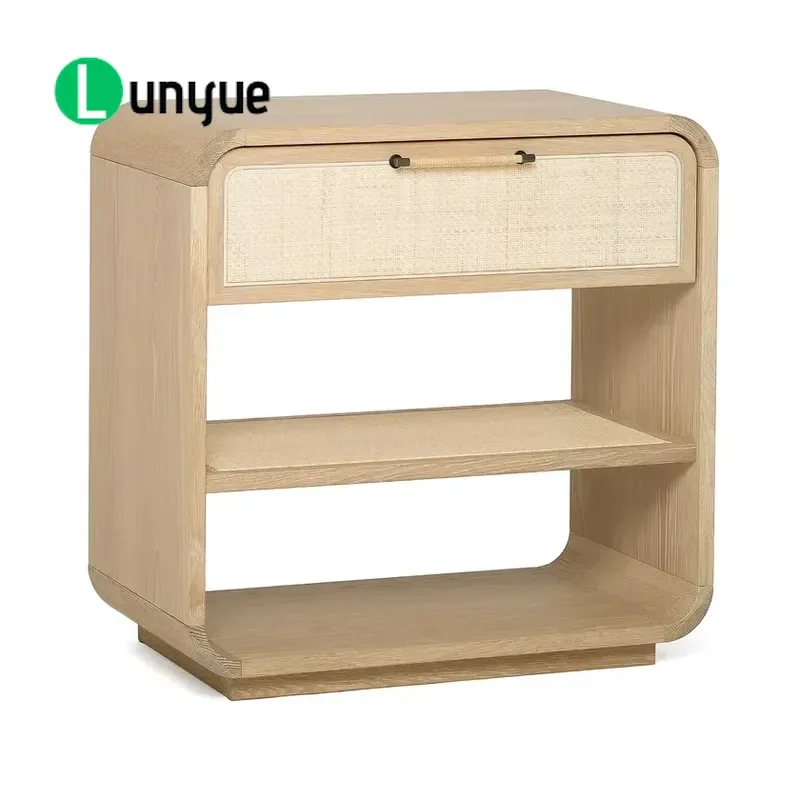 High Bedside Cabinet Stylish Vertical Design Urban Luxury Nightstand Modern Bedroom Storage Furniture Elegant Home Decor