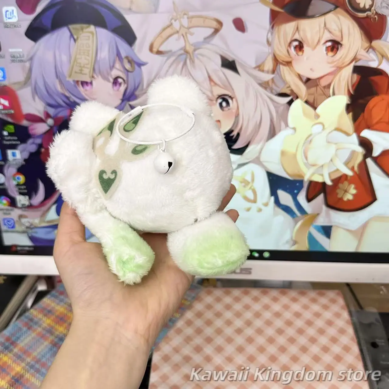 Genshin Impact Nahida 10cm Dumpling Pendant Anime Figure Idol Vocal Ornament Plushies Pillows Girl Birthday Gift Pillow Cosplay