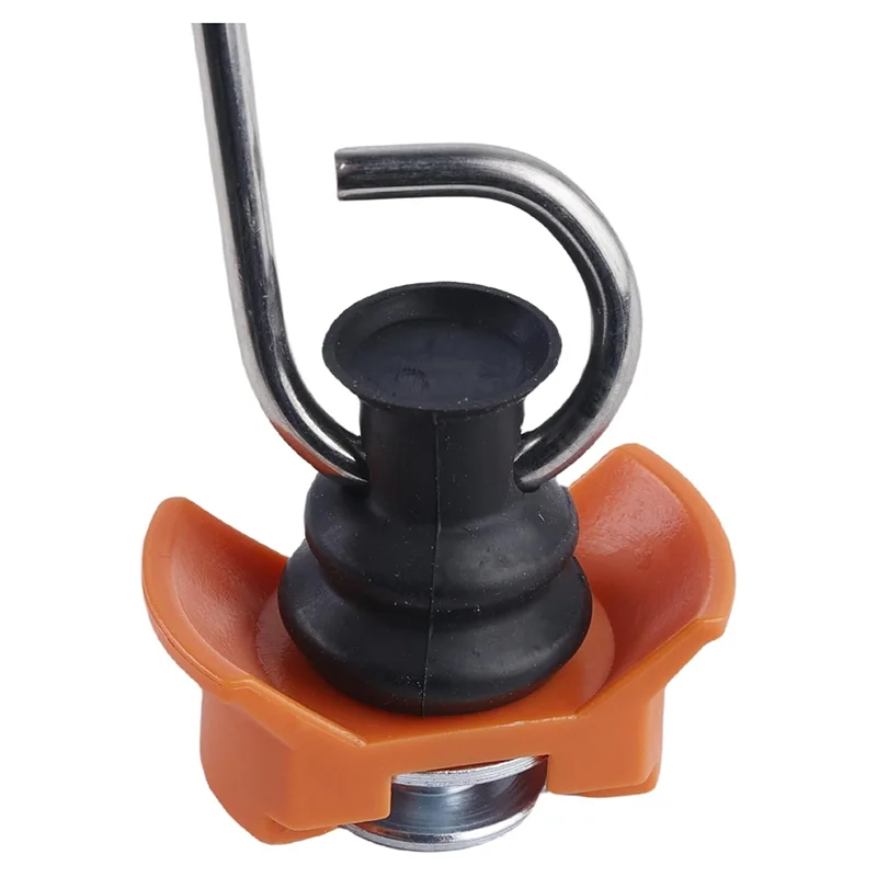 A008 6Pack Motorhomes, Trucks Metal Hooks For Airline Rails Tracks Fittings, Easy Install Cargo Securing Hauling Accessory