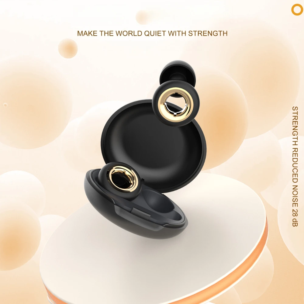Ring Earplugs for Concerts Reusable Sleep Aid Earplug Soundproofing Ear Protector Motorcycle Ear Plug Portable Safety Protection