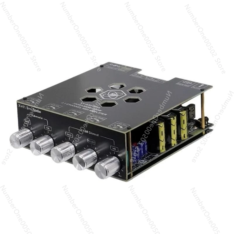 

AS21HPA Высокомощный Bluetooth-усилитель 2,1-канальный цифровой сабвуфер 300 Втx2 600 Вт Hi-Fi чип TPA3255 ​