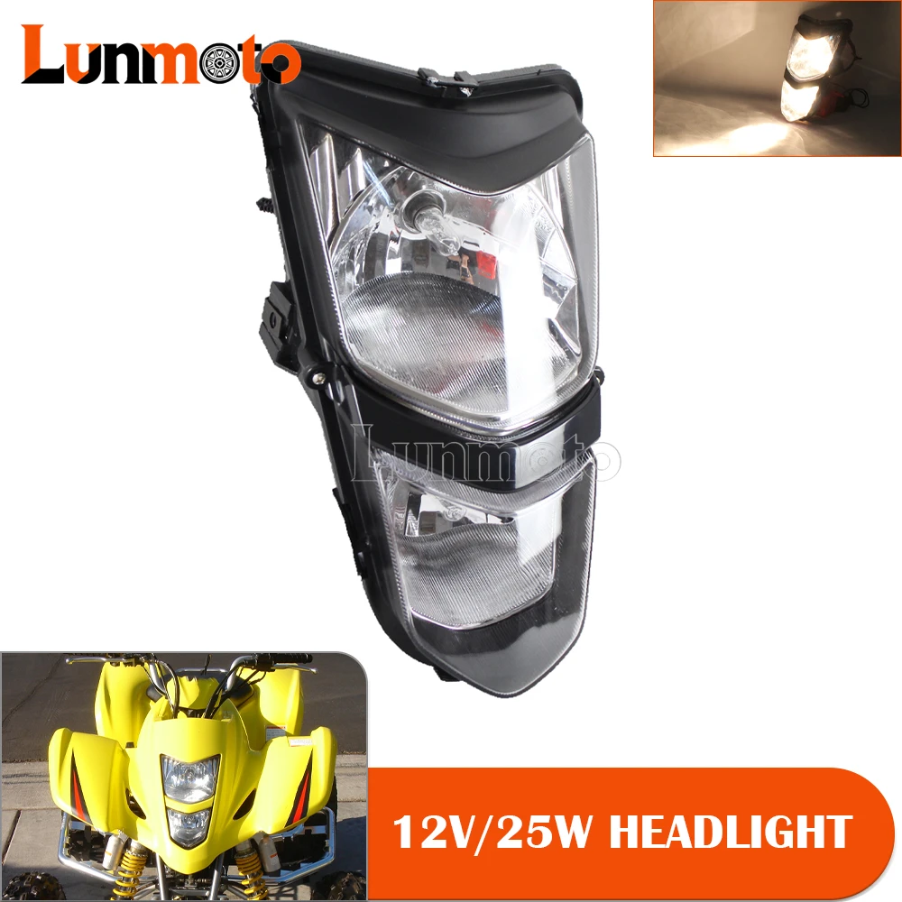 

12V/25W Headlight Motorcycle Dual Twin Headlamp For Kawasaki KFX400 KSF400 Suzuki ATV Quadsport LTZ 400 LTZ400Z LTZ400 2003-2008
