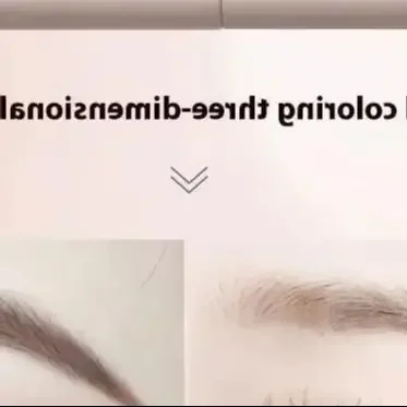 Crema per sopracciglia tintura liquida Impermeabile a lunga durata Marrone scuro naturale Tinta per sopracciglia Sopracciglio Enhancer 4 colori Mascara cosmetico