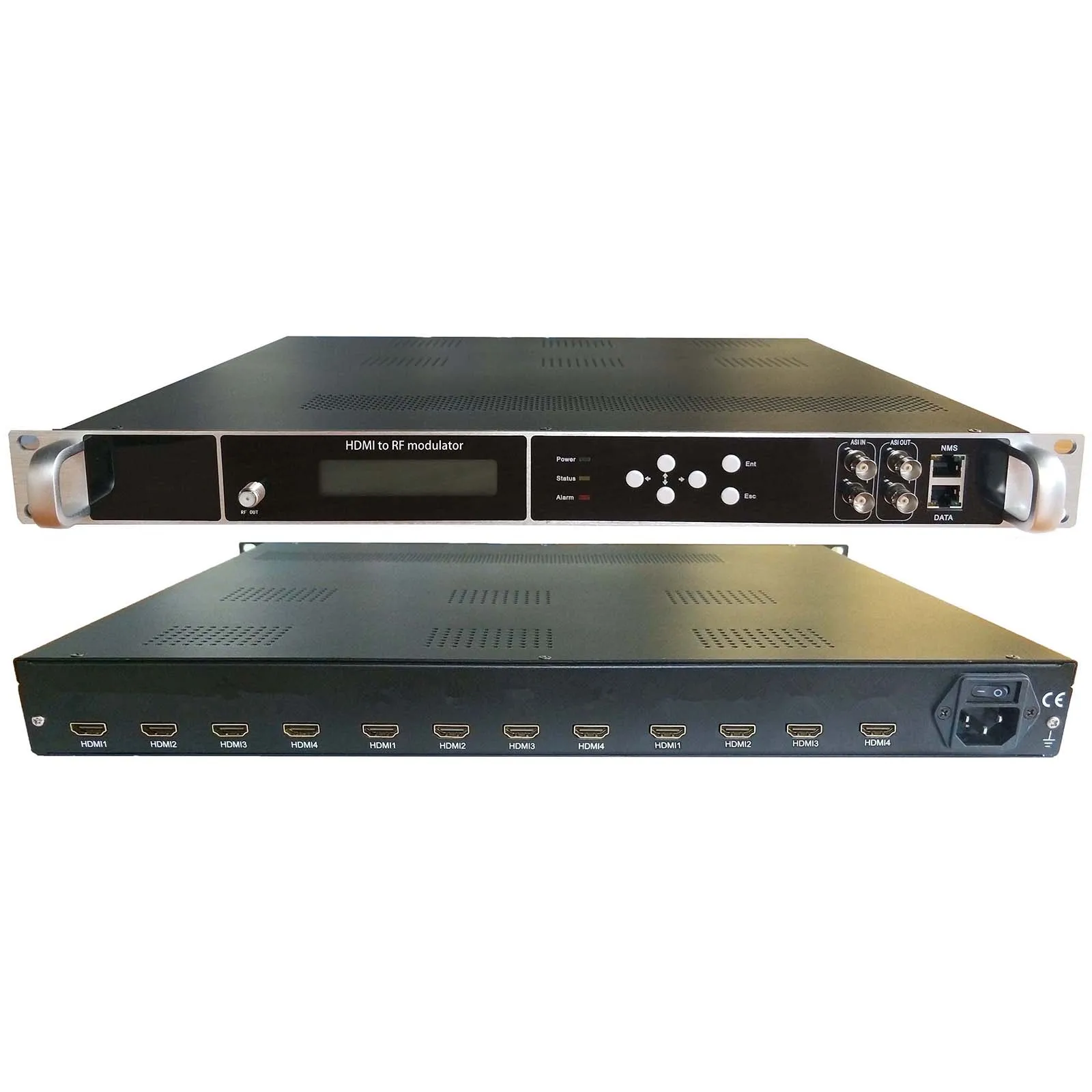 1080P 12 HD to DVB-C/DVB-T/ATSC/ISDB-T encoder modulator Digital TV Headend QAM RF Modulator