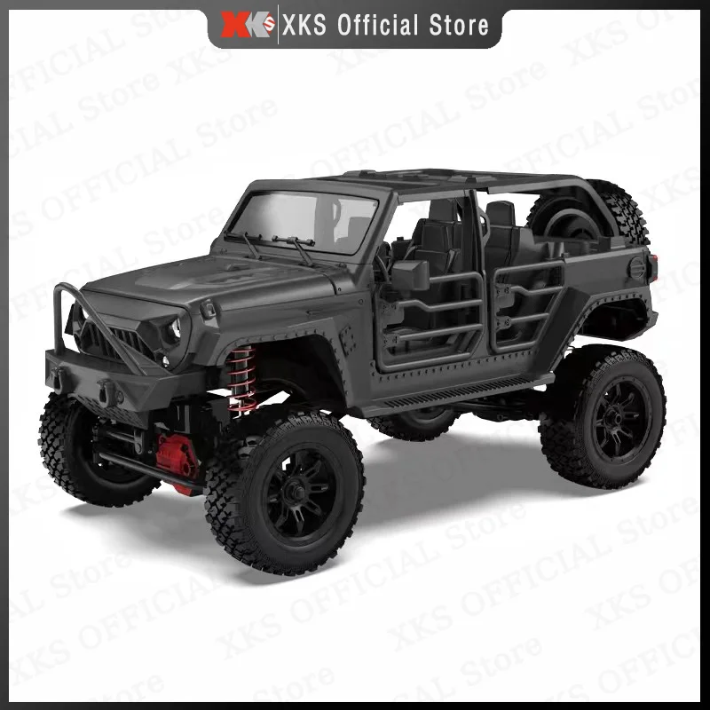 MN MN128 1/12 Jeep Model RC Car 2.4G Remote Control LED Light 4X4 Off Road 4WD Climbing RC Truck Electric Toy Car Gift for Boy