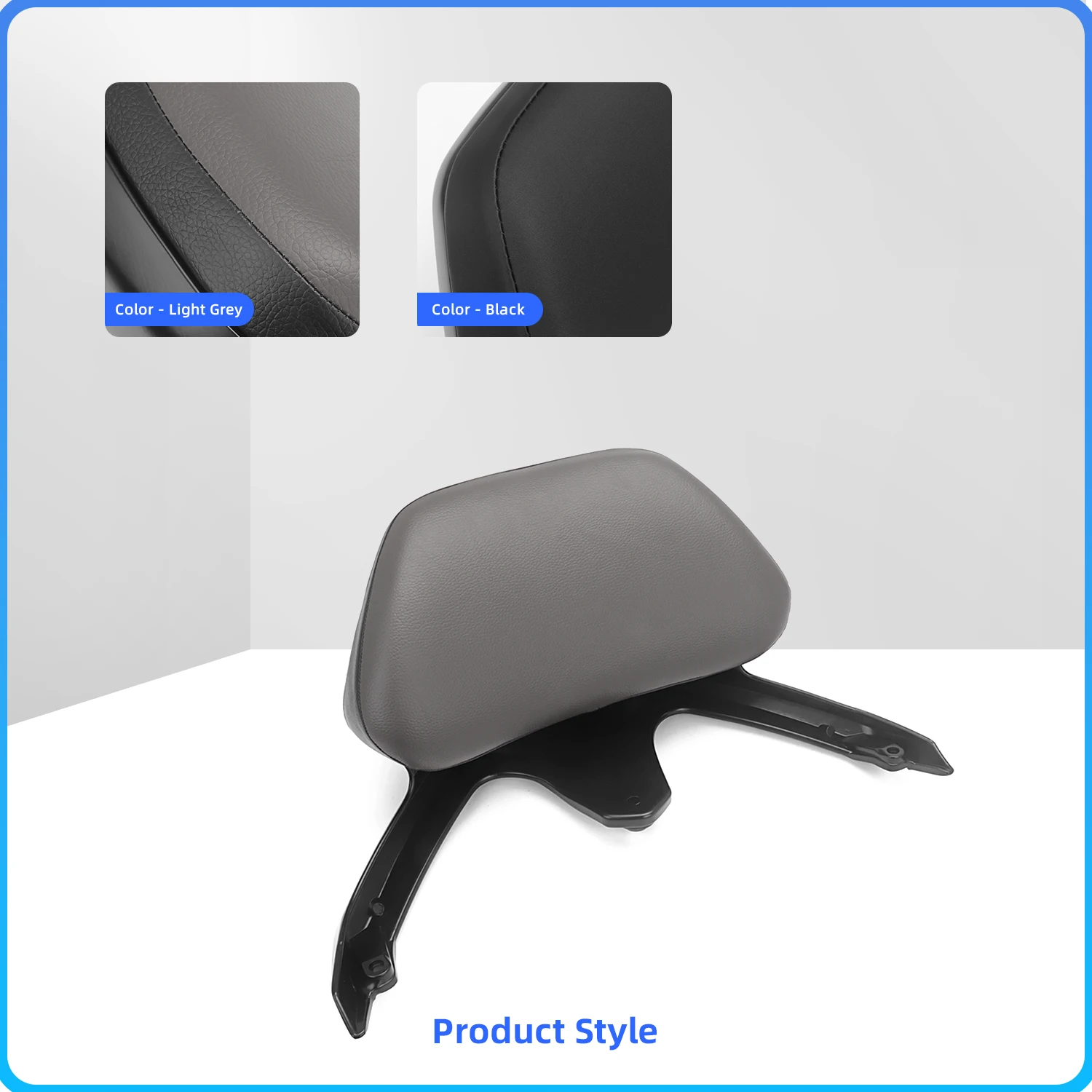 Motorcycle Driver Rider Backrest Cushion Pad For YAMAHA TMAX530 T-MAX TMAX 530 2012-2016 Passenger Sissy Bar Black