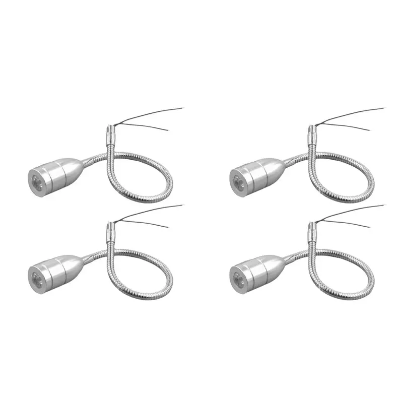 at02-4x-3wac-12v-24v-led-tool-light-flexible-30cm-led-workshop-work-light-silver-for-cnc-machine-rework-welding-machine