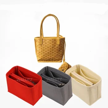 Bolsa interna de venda apenas】 para goyard anjou mini bolsa organizadora inserção compartimento interno em forro bolsa organizador de vários bolsos